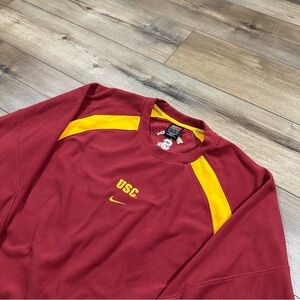 Vintage 90’s Nike Team USC Center Swoosh Fleece Pullover